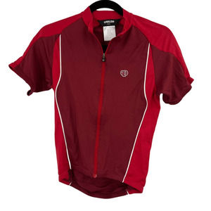 Pearl Izumi Short Sleeve Biking Bike Shirt Pockets Zipper Moisture Wicking Small